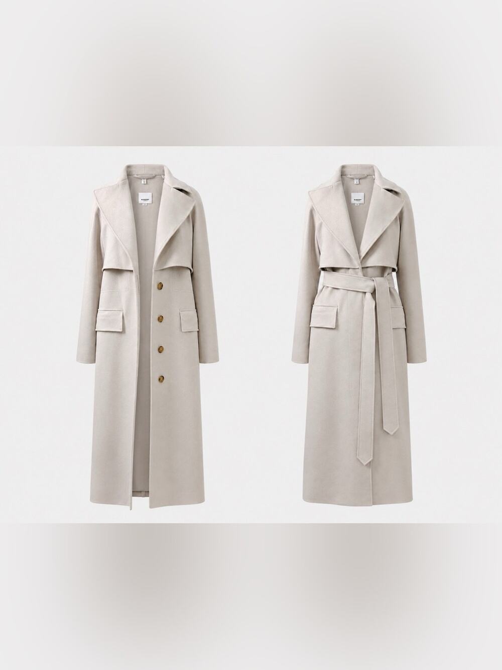 Burberry Women’s Long Belted Cashmere blend long coat $2590 US10